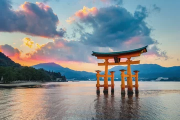 Foto auf Acrylglas Japan Großes schwimmendes Tor O-Tori