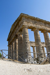 Ancient temple of Segesta in the valley - Trapani, Sicily