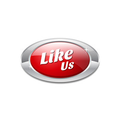 Like US Red Vector Icon Button