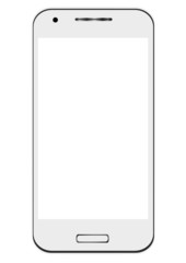 Smartphone tendance avec écran vide