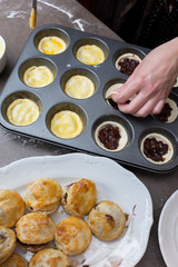 Baking small pies