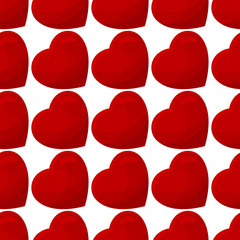 seamless pattern from hearts