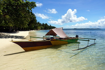view on an island in biak, papua, indonesia