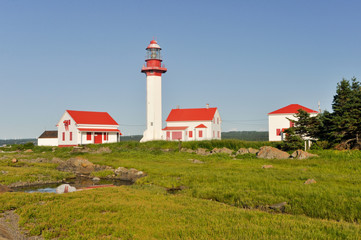 Fototapeta na wymiar Pointe de Mitis Lighthouse, Quebec (Canada)