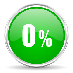0 percent icon