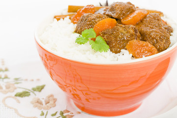 Bo Kho - Vietnamese beef stew over steamed rice
