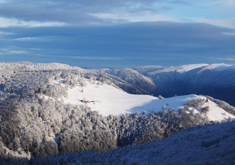 Chaume Vosgienne en hiver