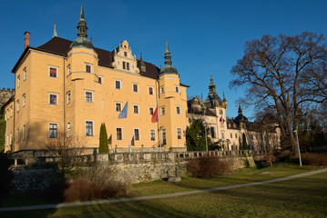 Fototapeta na wymiar Kliczkow castle in Poland.