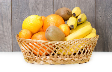 fruit in a basket