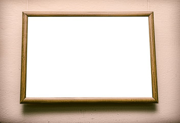 Fototapeta premium Frame on the wall