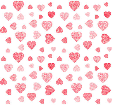 background with different hearts