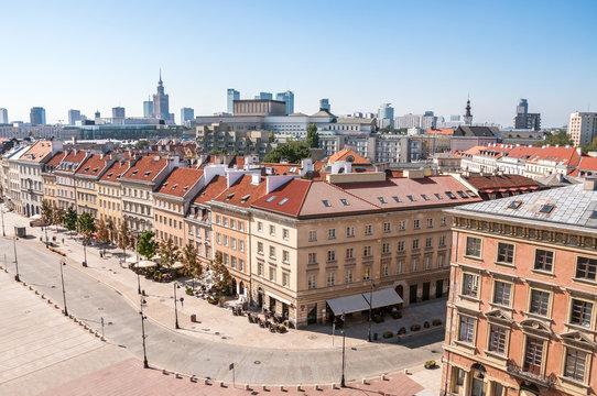 Krakowskie Przedmiescie street in Warsaw