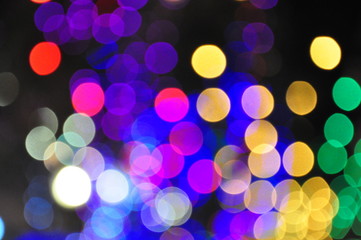 Abstract circular bokeh background