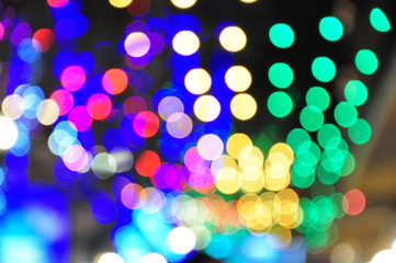 Abstract circular bokeh background