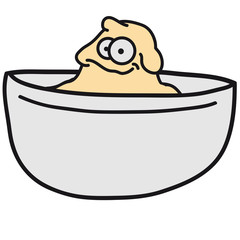 Mixing Bowl Dough Monster