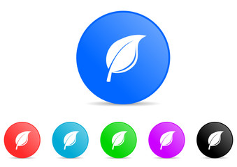 nature icon vector set