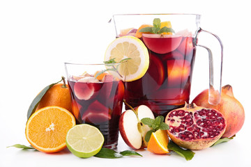 fruit punch, sangria