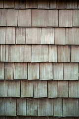 wood tiled roof