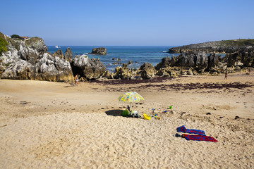 Fototapeta na wymiar Playa de Toro en LLanes