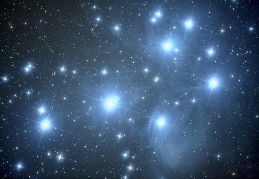 Pleiades M45 nebula