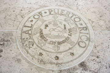 Seal of Puerto Rico in Fort Bonifacio, Manila, Philippines