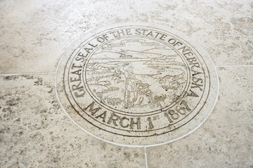 Seal of Nebraska in Fort Bonifacio, Manila, Philippines