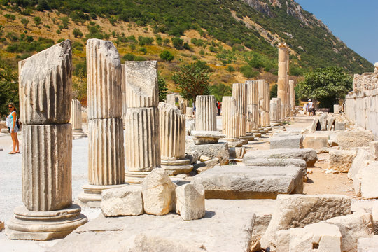 Scavi archeologici di Efeso Turchia