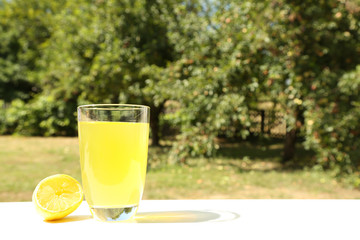 Natural Lemonade in the garden