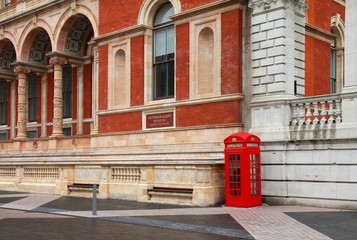 London, UK - Victoria and Albert Museum building