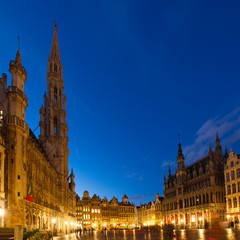 Fototapeta na wymiar Grand Place And Town Square, Brusseles