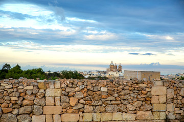 Wall in front of the Ocean.