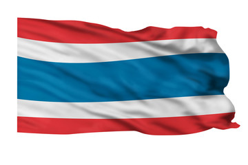 Fototapeta na wymiar Thailand Flag.