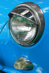 Old vintage headlights, vintage style.