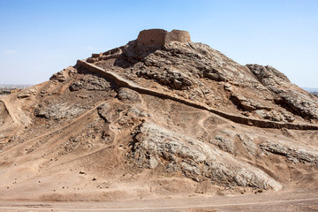 Zoroastrinan Tower of Silence in Yazd, Iran