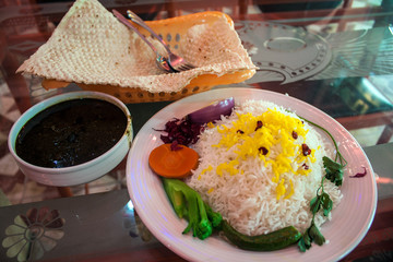 Food in Iran - Ghorme Sabzi