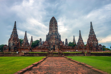 Wat Chaiwatthanaram temple in Ayutthaya, Thailand