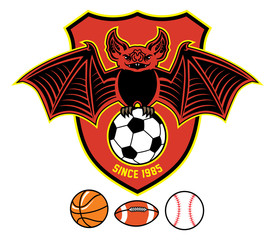 vampire bat as a sport mascot