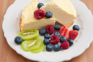 Cheesecake mit Früchten