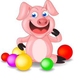 Cute Piglet Cartoon