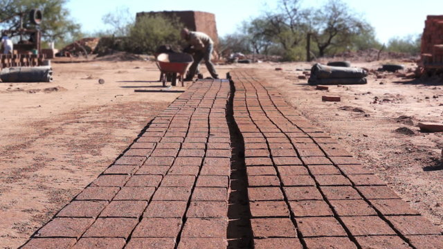 Adobe Brick Making Mud Loading Dolly