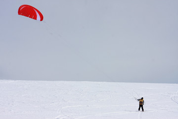 kite skier