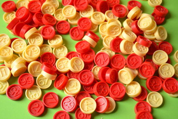 loto, les jetons