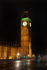 Fototapeta na wymiar Big Ben w nocy