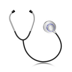 Stethoscope. Illustration on white background