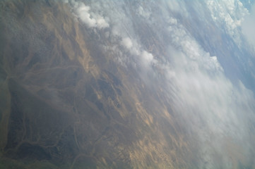 Type of desert from air, Egypt
