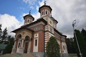 Fototapeta na wymiar Sinaia Monastery, Prahova, Sinaia, Romania