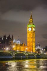 Big Ben and House of Parlament landmark London © zefart