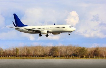 Aeroplane landing