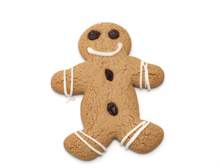 Ginger bread on the white background