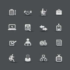 Business and jobs icons,vector